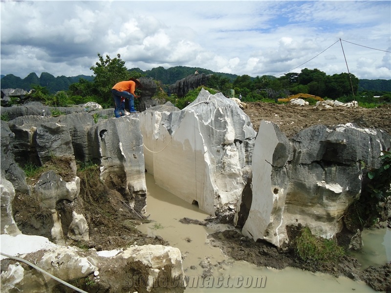 PT Arwachna Marmer Prima Creama Arial Marble Quarry