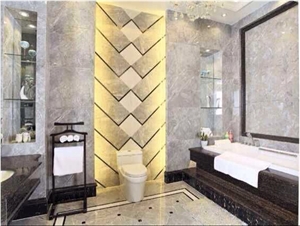 China Gray Flower Marble Quarry