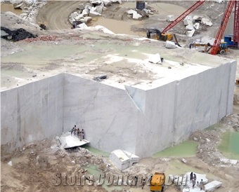 Evershine Nizarana White Marble Quarry