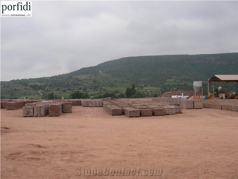 Mexico Red Porphyry Quarry