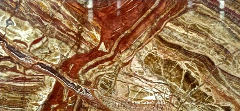 Red Breccia Onyx Quarry