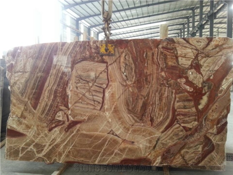 Red Breccia Onyx Quarry