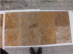 Yellow Travertine Denizli Quarry