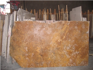 Yellow Travertine Denizli Quarry