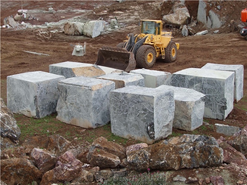 Spider Grey Marble Quarry