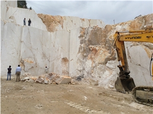 Flora Beige Marble Quarry