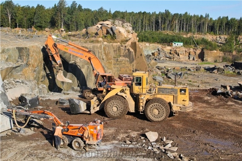 Gabbro Drugoreckoe Quarry