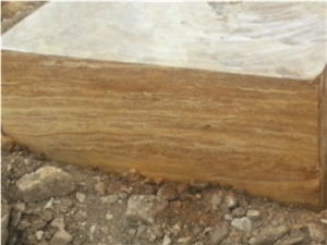 Antea Marble - Golden Travertine, Karabuk Yellow Travertine Quarry