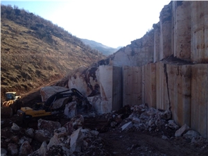 Golden Brown Marble - Adiyaman Emperador Marble Quarry
