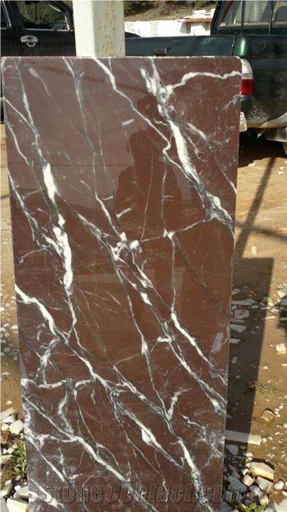 Renkmer Marble Exploitation - Aegean Bordeaux Marble Quarry