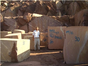 Renkmer Marble Exploitation - Aegean Bordeaux Marble Quarry