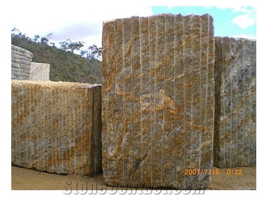 Juparana Golden Khan Granite Quarry