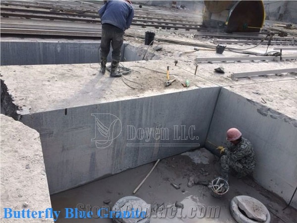 Butterfly Blue Granite Quarry