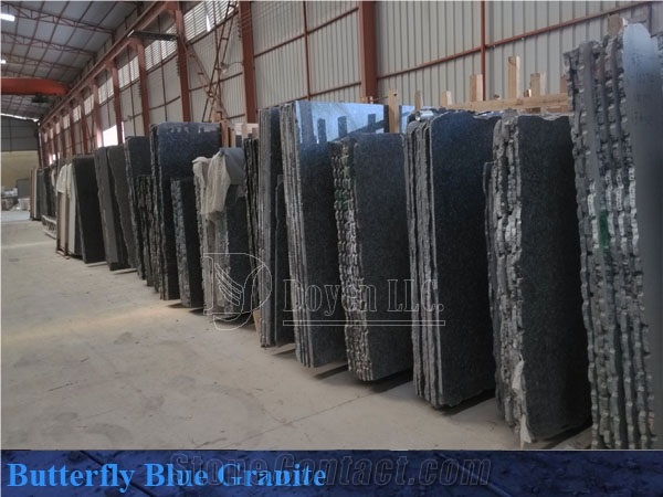 Butterfly Blue Granite Quarry
