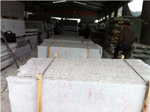 G687 peach red granite quarry