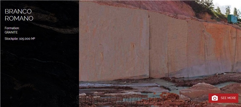 Branco Romano Granite Quarry