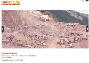 Red Ruby Binh Dinh Granite Quarry