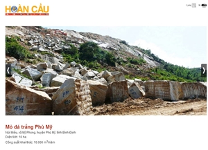 White Phu My Granite Quarry