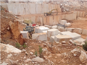 Moca Creme Limestone, Moca Cream Fine Grain Quarry