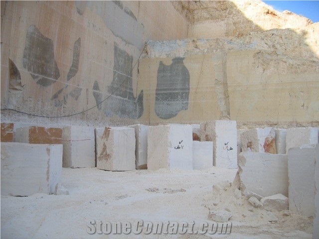 Jerusalem Palestinian Cream Limestone Quarry