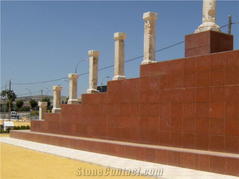Rojo Al Andalus Marble Quarry