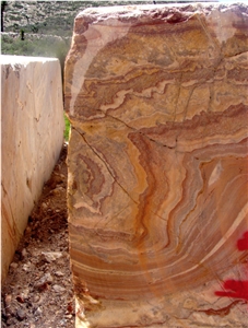 Red Breccia Onyx Quarry