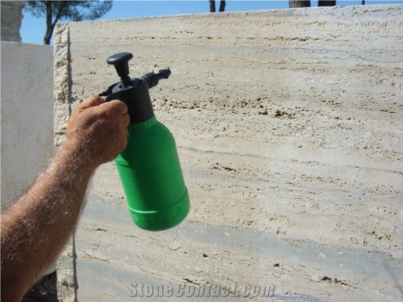 Travertino Silver-Travertino Romano Ocean Silver Quarry