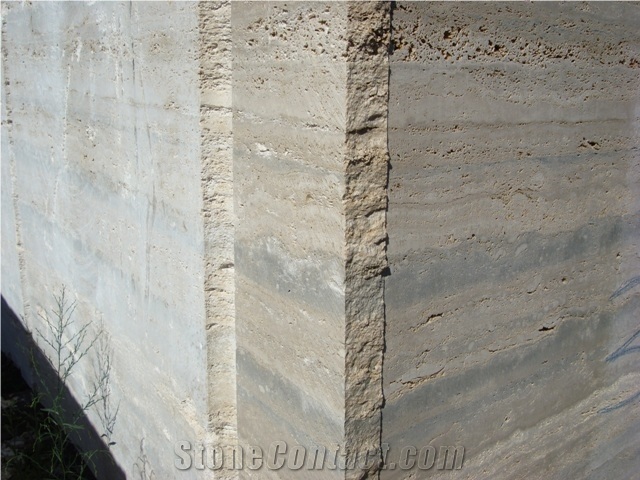 Travertino Silver-Travertino Romano Ocean Silver Quarry