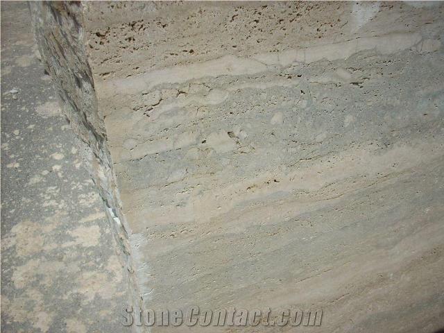 Travertino Silver-Travertino Romano Ocean Silver Quarry