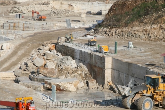 Travertino Silver-Travertino Romano Ocean Silver Quarry