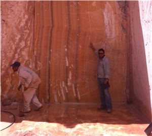 Orange Tiger Onyx Quarry