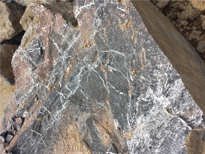 China Black Marquina Nero  Marquina Marble Quarry
