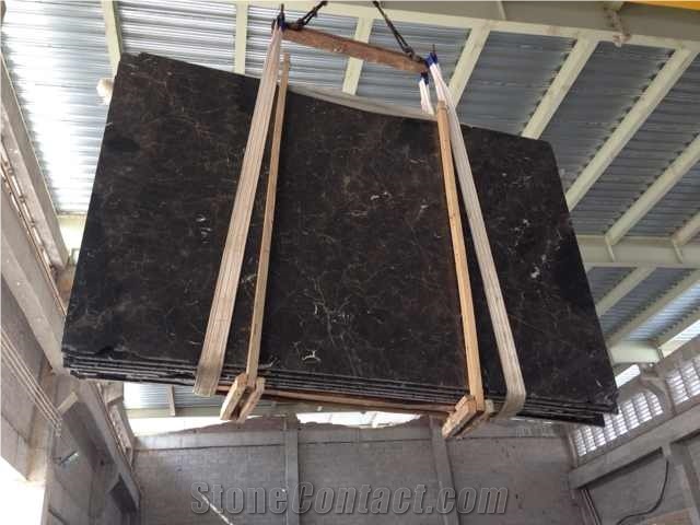 China Dark Emperador Marble Quarry