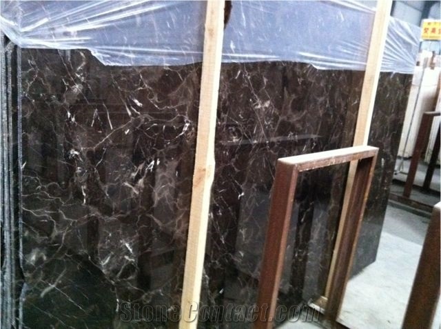 China Dark Emperador Marble Quarry