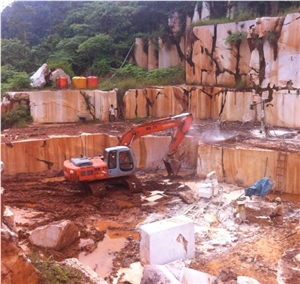Crema Mori Marble Quarry