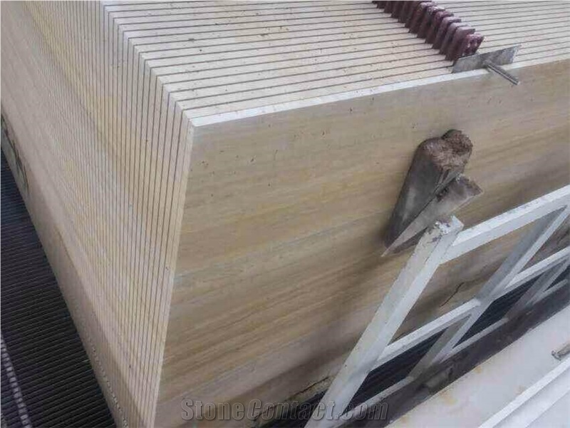 Light yellow wooden vein marble