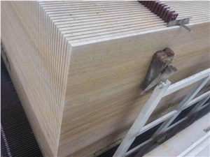 Light yellow wooden vein marble
