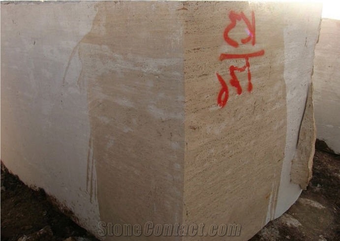 Beige Travertine Quarry