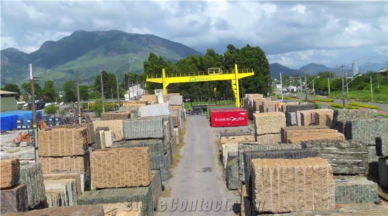 Verde Pavao Granite (Green Peacock Granite) Quarry