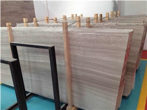 Grey Wood Grain Marble Quarry