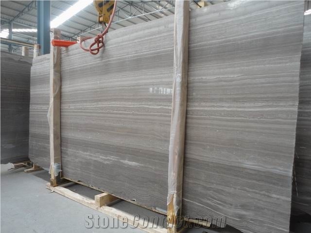 Grey Wood Grain Marble Quarry