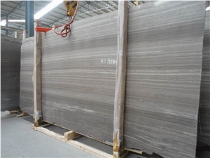 Grey Wood Grain Marble Quarry