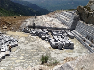 Grey Wood Grain Marble Quarry