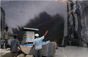 Indian Black Granite Quarry