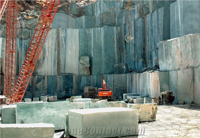 Rajasthan Green Marble, Dark Green Marble Kasariyaji Quarry