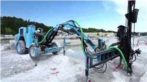 Mount Airy White Granite - Caesar White Granite Quarry