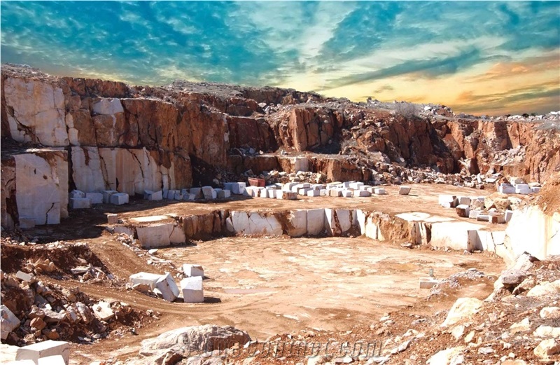 Salome Marble and Bordo Grizo Marble Supren Quarry