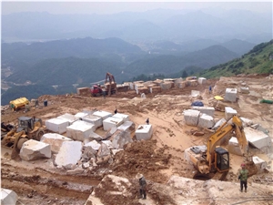 Lucciano Marron Marble Quarry