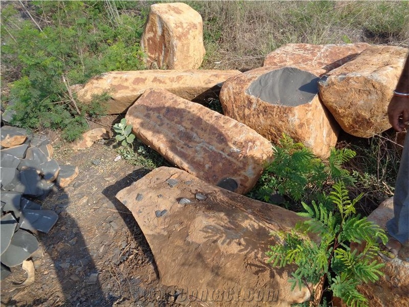 Rajasthan Black Basalt, Lava stone quarry