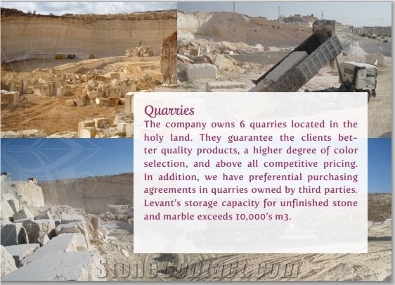 Jerusalem Gold 3400L, Halila Gold Limestone Quarry